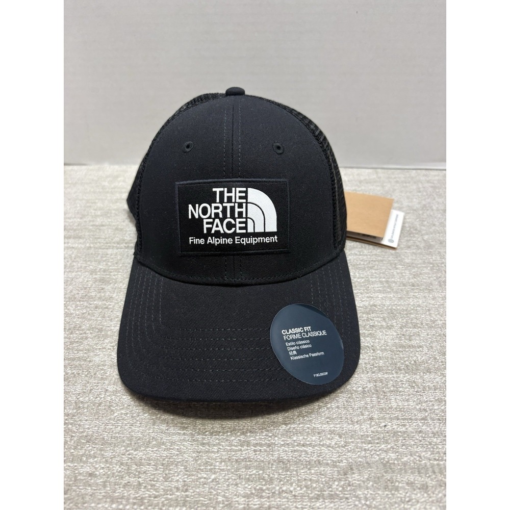 The North Face Mudder Trucker Hat Cap TNF Black NF0A5FXAJK3 NEW NWT